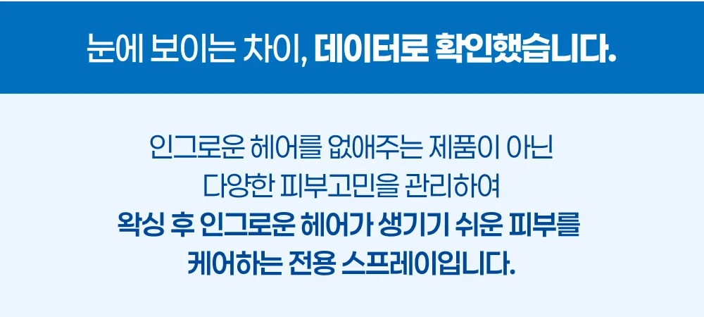 왁싱 후 케어 전용 스프레이
